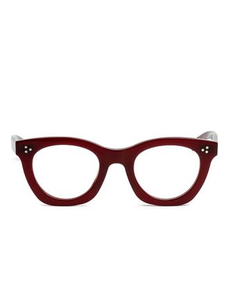 Epos Circe cat-eye frame glasses - women - Acetate - 47 - Red
