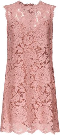 Dolce & Gabbana Dames, Jurken, Roze, Maat: XS Katoen
