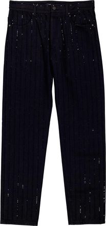 Roberto Cavalli Pinstripe Cotton Trousers, Waist Size 31