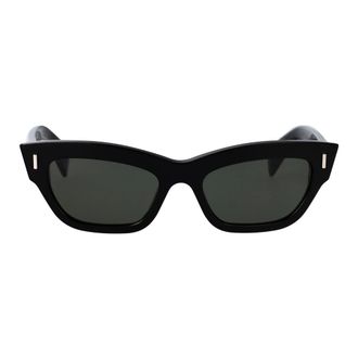 Alexander McQueen Alexander McQueen, Sunglasses, unisex, Black, Size: 52 MM Am0548S Sunglasses