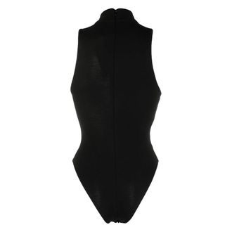 DAVID KOMA Star-Embellished Bodysuit - Black