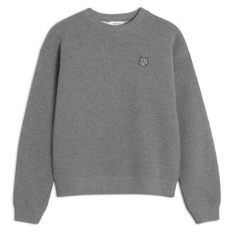 Maison Kitsun&eacute; Jersey Maison Kitsune Color Gris Jaspeado - Dames - Sweatshirts - Grijs - L - Katoen - Hoodies & sweatvesten