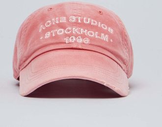 Acne Studios Washed Logo Cap