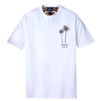 Riviera & Bar Palms Optical - Heren - T-shirts - Wit - S - Tops