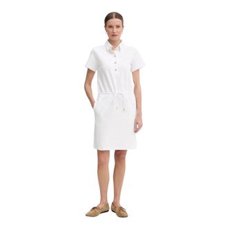 Joop Torrin Mini Jurk - Dames - Korte kleedjes - Wit - XS - Katoen - Kleedjes