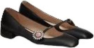 Valentino Schoenen, Dames, Zwart, 36 EU, Leer, Preshoes Pumps