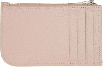 Alexander McQueen Alexander McQueen Portemonnaies - Card Holder With Logo - Gr. unisize - in Rosa - für Damen
