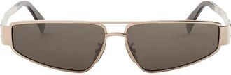 Celine Metal Triomphe - Dames - Zonnebrillen - Geel - ONE Size - Accessoires