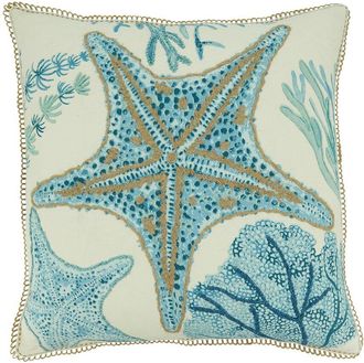 Saro Lifestyle Starfish Pillow