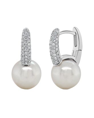 Sabrina Designs 14K 0.35 Ct. Tw. Diamond Pearl Earrings