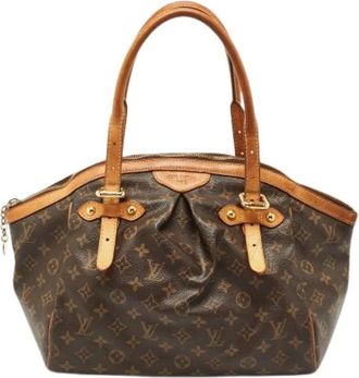Louis Vuitton Pre-owned Handbags, female, Brown, Size: ONE SIZE Pre-owned Vintage Canvas Handbag