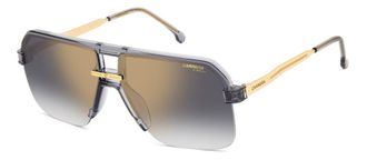 Carrera Grey Shaded Gold Mirror Navigator Mens Sunglasses CARRERA 1066/S 0KB7/FQ 63
