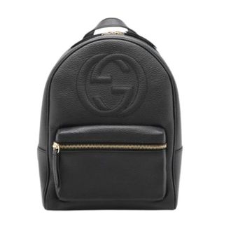 Gucci Pre-owned Backpacks, female, Black, Size: ONE SIZE Pre-owned Leather Backpack