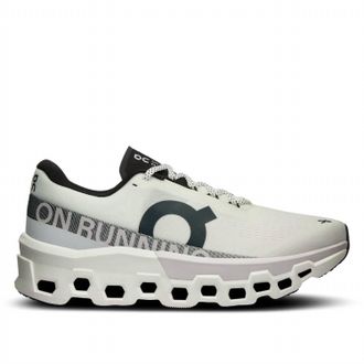 On MenS Cloudmonster 2 Running Shoes In White/frost