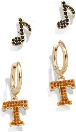BaubleBar Tennessee Volunteers Set of Two Earrings in Gold at Nordstrom