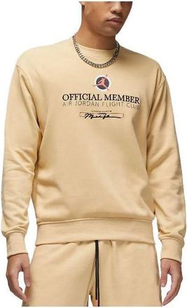 Nike Jordan Air Jordan Flight MVP Lightweight Fleece Crew-neck Sweatshirt Beige DX9647-252