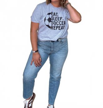 Flying Monkey Lauren High Rise Tapered Straight Jean In Blue