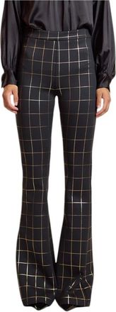 Cynthia Rowley Bonded Fit and Flare Pants - Dames - Wijde Broeken - Veelkleurig - S - Leer - Broeken
