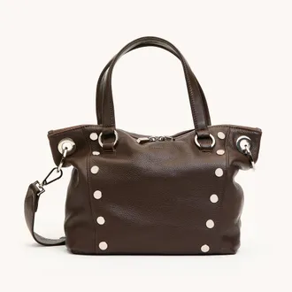 Hammitt Hammitt Daniel Espresso Pebble Silver Med