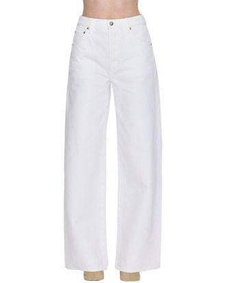 Pistola Denim Tate Paper White Wide Leg Jean