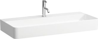 Laufen Lavabo Laufen Val, Encastrado, 1 Agujero Para Grifo, Sin