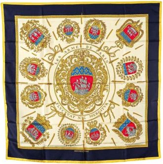 Hermès Pre-owned Scarves, female, Multicolor, Size: ONE SIZE Pre-owned Silk scarves