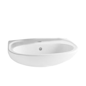 Vitra Normus Lavabo Mural Blanco En Cer&aacute;mica 505x410 Mm