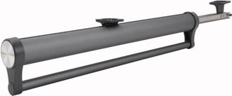 OEM (gris, 29,2 Cm) Barra Extensible Para Armario, Fabricada En Aleaci&oacute;n De Aluminio Resistente, Ajustable Y Que Ahorra Espacio