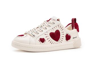 Kate Spade New York K As In Kate Court Sneakers Womens Shoes Cream : 10.5 M, Leather