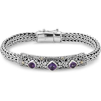 Samuel B. Sterling Silver Rope Bracelet in Purple at Nordstrom Rack
