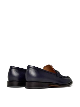 Ferragamo Mens Desmond Gancini Loafers Blue Shoes > & Sandals