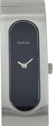 Gucci Pre-owned Watches, female, Black, Size: ONE SIZE Pre-owned Stainless Steel Quartz 2400S