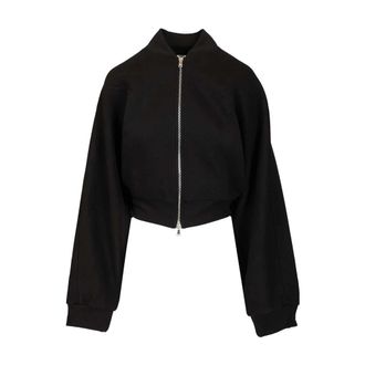 Amazu&igrave;n Eve Jacket - Dames - Vesten met rits - Zwart - ONE Size - Katoen - Hoodies & sweatvesten