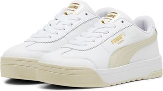 Puma Sneaker PUMA ROMA FEMININE WNS, Damen, Gr. 37,5, weiss (puma wei&szlig;, alpine snow), Leder, unifarben, Schuhe Sneaker