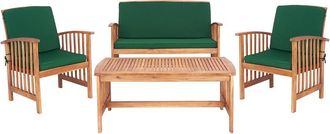 Safavieh Rocklin 4 Pc Outdoor Set