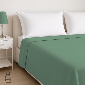 KASANOVA Lenzuolo piano Basik in cotone, a 1 piazza