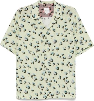 Paul Smith Camicia a fiori - Verde