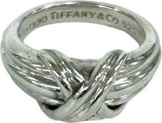 Tiffany & Co. Silver Silver 925 Band Ring (Pre-Owned)