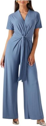 Freebird by Steven Jumpsuits & Playsuits, Dames, Blauw, S, Denim, Blauwe Vasili SS Jumpsuit