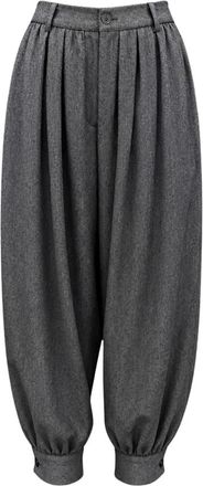 Actualee Tapered Broeken - Dames - Broeken - Grijs - XS - Leer - Broeken