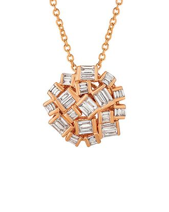 Le Vian 14K Rose Gold 0.43 Ct. Tw. Diamond Pendant Necklace