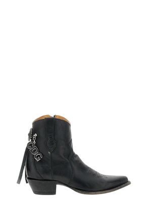 Comme Des Gar&ccedil;ons Black Leather Boots