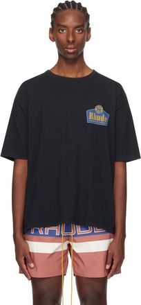 【関税込み】Rhude ブラック Reverse 長袖Tシャツ REVERSE TEE – R H U D E