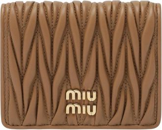 Miu Miu Dames, Accessoires, Bruin, Maat: ONE Size Leer