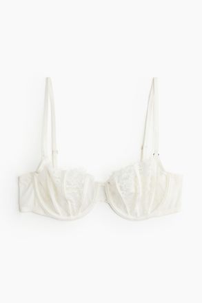 H&M Unwattierter Balconette-BH aus Spitze - White