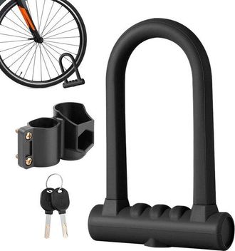 OEM Candado En U Para Bicicleta - Silicona - Grillete De Acero - N&uacute;cleo De Aleaci&oacute;n De Zinc