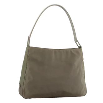 Prada Pre-owned Nylon prada-bags - Dames - Vintage Handtas - Groen - ONE Size - Nylon - Vintage