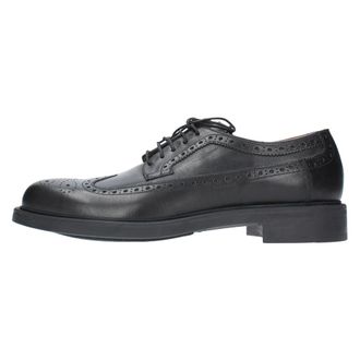Triver Flight Gestreepte schoenen 206-19 - Heren - Veterschoenen - Zwart - 44 EU - Leer - Schoenen