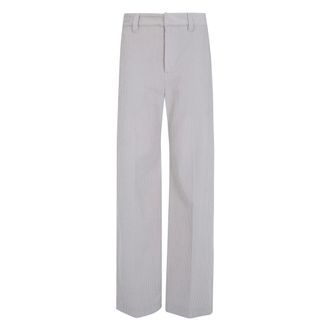 Brunello Cucinelli Straight Broeken - Dames - Broeken - Beige - Maat: M
