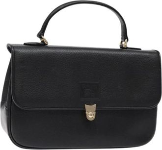 Burberry Pre-owned Handbags, female, Black, Size: ONE SIZE Pre-owned Vintage Hand Bag